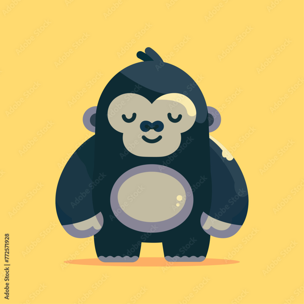Naklejka premium Gorilla vector illustration