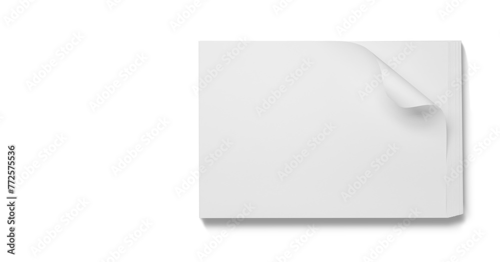A stack of white paper for printing in the office A stack of white paper for printing in the office