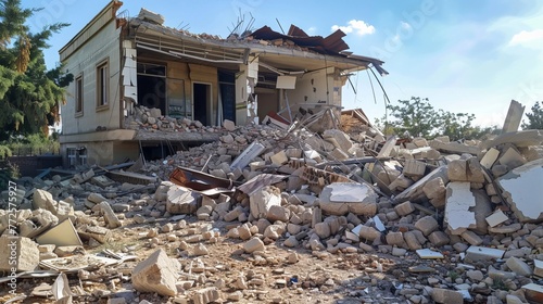 Turkey experienced a devastating earthquake with a magnitude of 7.8. photo