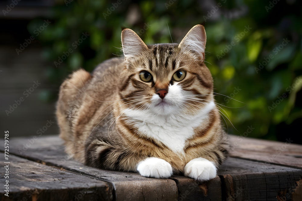 Sweet mammal pet cat exudes warmth and affection in photo Sweet mammal pet cat exudes warmth and affection in photo