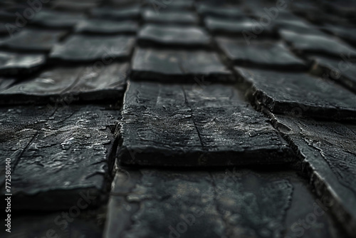 dark grey textured roof tiles