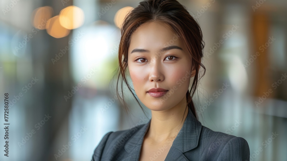 Confident Asian businesswoman Confident Asian businesswoman