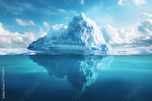 Iceberg - Hidden Danger And Global Warming Concept © Gonzalo