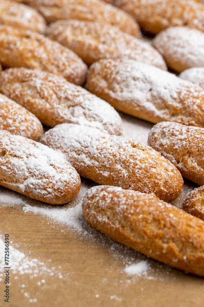 delicious sweet cookies with sugar on the table delicious sweet cookies with sugar on the table