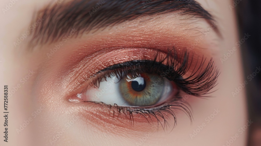 Obraz premium Eye makeup face wallpaper background