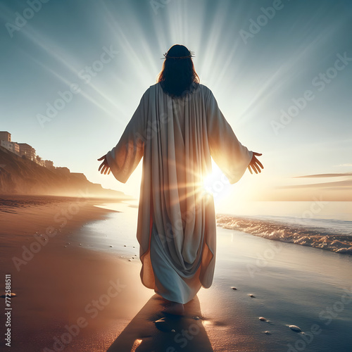 Resurrected Jesus Christ photo