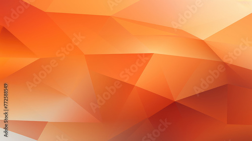 Warm Orange Geometric Shapes Abstract Background