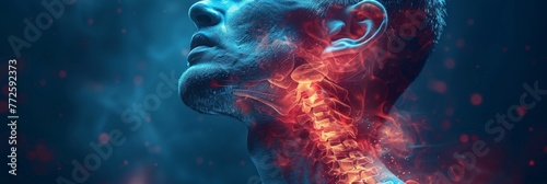 Illustrating the suffering caused by neck pain with impactful visual narrative