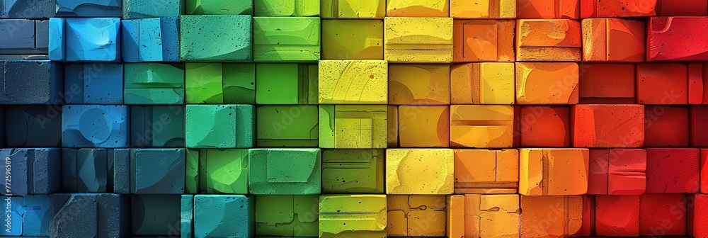 colorful bricks colorful bricks