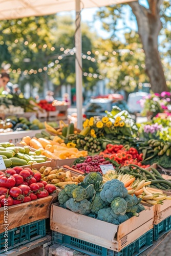 vegetable and fruit market Generative AI © València
