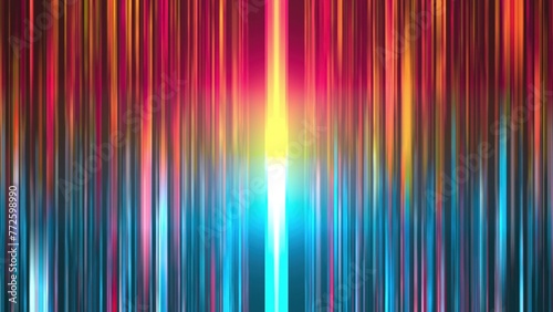 Colorful vertical lines. Computer generated 3d render