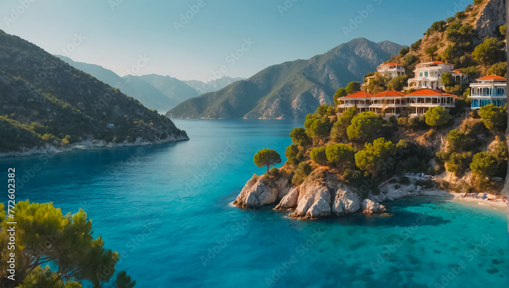 Fototapeta premium Magnificent Oludeniz in Turkey paradise