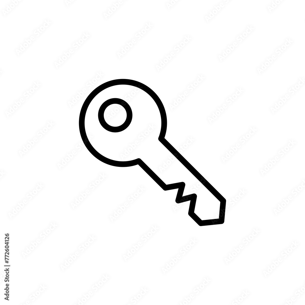 Key icon vector isolated on white background. Key vector icon. Key symbol. security Key icon vector isolated on white background. Key vector icon. Key symbol. security