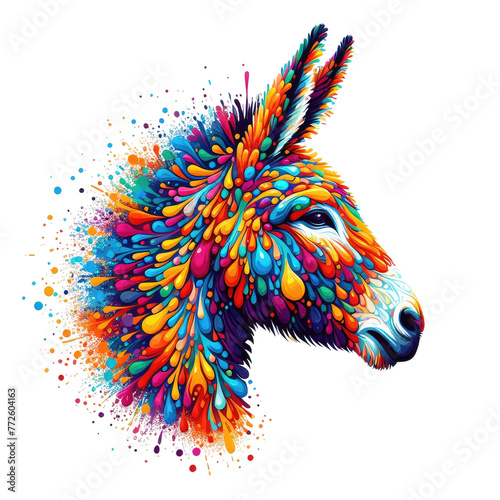 Isolated Colorful Animal on a Clear PNG Canvas, Generative AI © faical