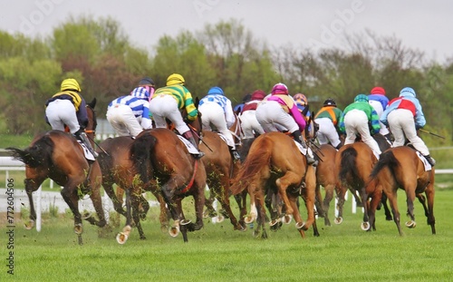 Horse racing competiton sport