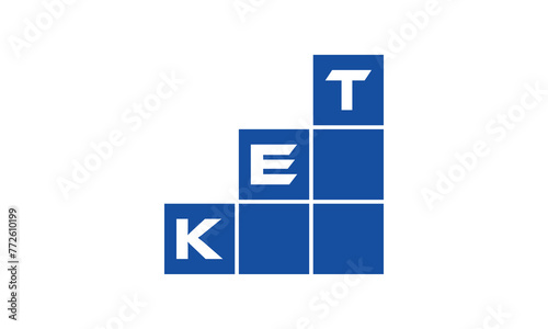 KET initial letter financial logo design vector template. economics, growth, meter, range, profit, loan, graph, finance, benefits, economic, increase, arrow up, grade, grew up, topper, company, scale