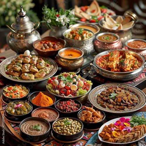 Ramadan special food menu iftar menu card