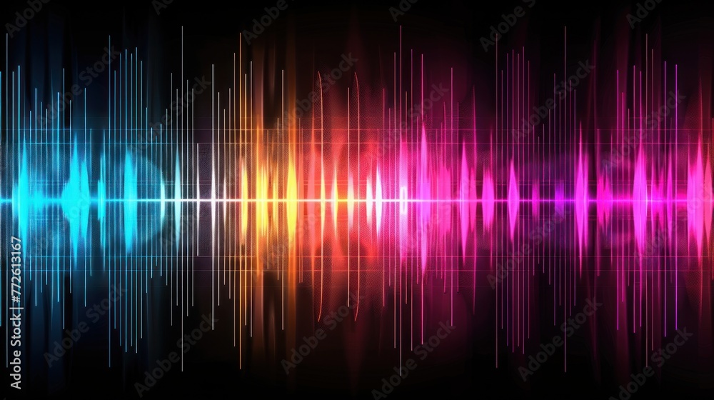 colored abstract sound wave equalizer background colored abstract sound wave equalizer background