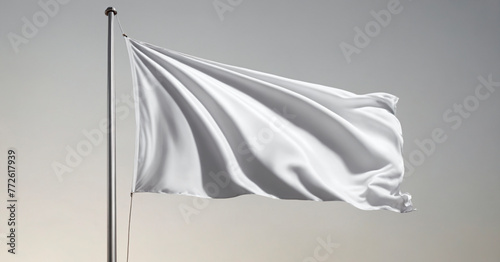 White Flag Fluttering in the Wind