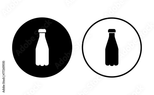 Bottle icon set. bottle vector icon