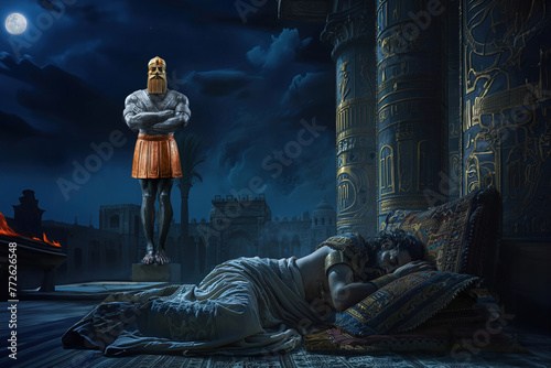 King Nebuchadnezzar's Dream of a Statue photo