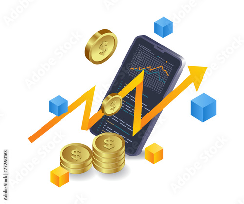 Technology smartphone blockchain business analysis
