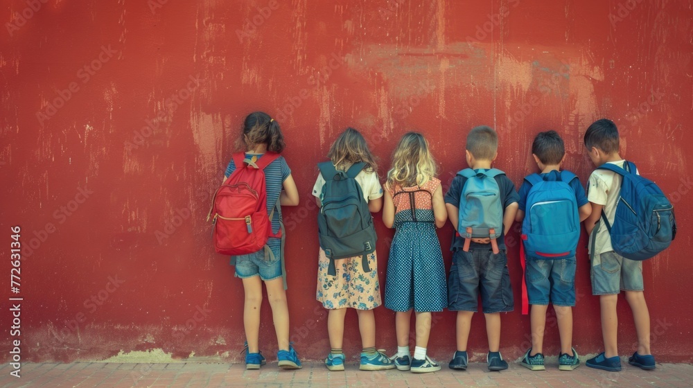 Obraz premium Behind the facade, an intimate portrayal of bullying. shedding light on the complexities and impacts of this pervasive issue in society