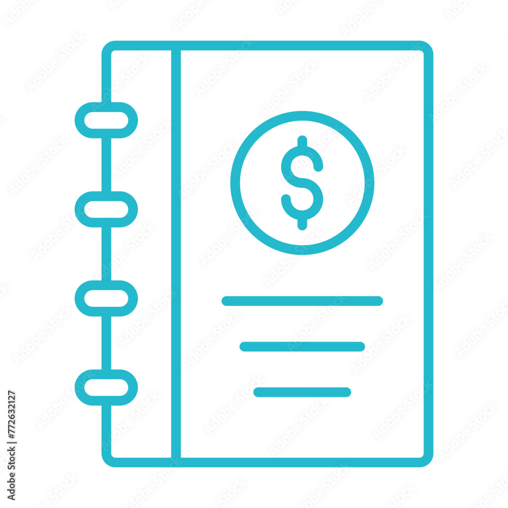 Accounting Book Icon Accounting Book Icon