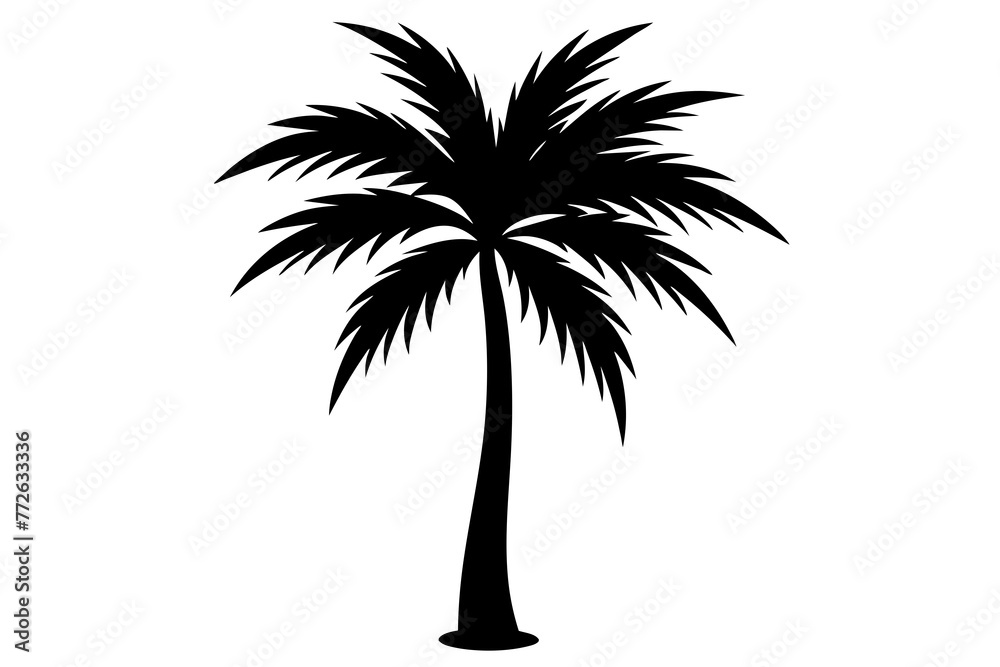 Obraz premium palm trees silhouette