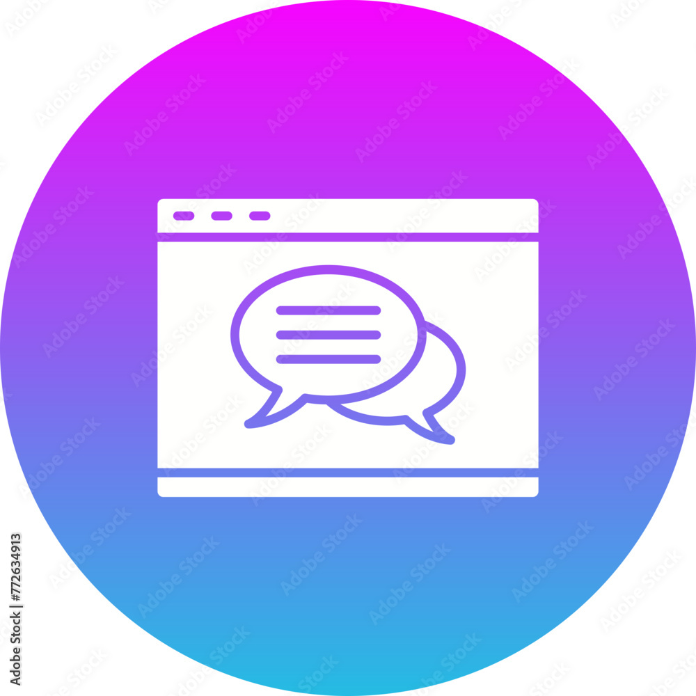 Online Chat Icon Online Chat Icon