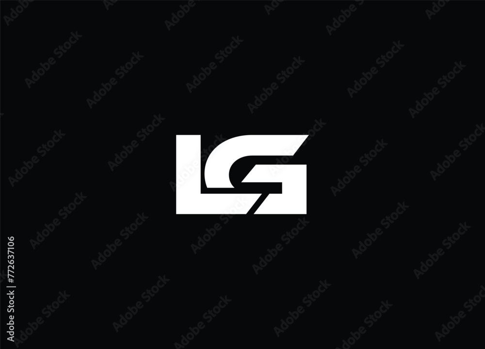 Abstract Initials LG Logo Design and Creative Logo Abstract Initials LG Logo Design and Creative Logo