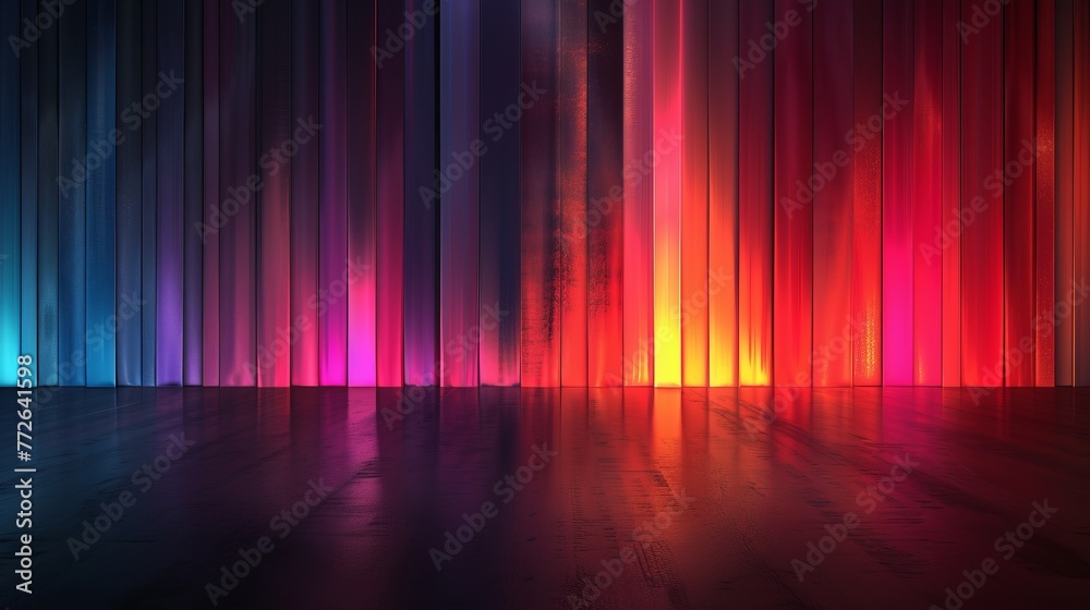 The background is a vertical rainbow graphic pattern, bright and simple, making the overall look even more beautiful, filling every space with delicate charm. The background is a vertical rainbow graphic pattern, bright and simple, making the overall look even more beautiful, filling every space with delicate charm.