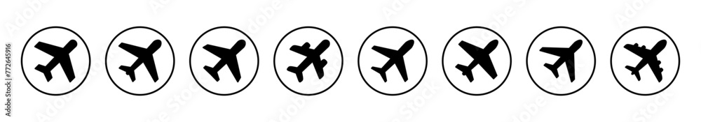 Plane icon vector illustration. Airplane sign and symbol. Flight transport symbol. Travel sign. aeroplane Plane icon vector illustration. Airplane sign and symbol. Flight transport symbol. Travel sign. aeroplane