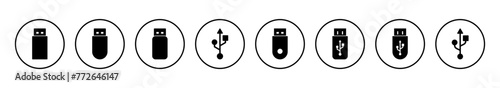 Usb icon vector illustration. Flash disk sign and symbol. flash drive sign.