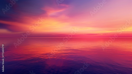 Captivating shades of pink orange and purple steal the show in this gradient sunset background. photo