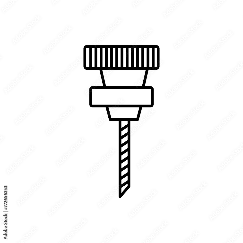 Drilling icon. vector flat trendy style illustration on white background..eps Drilling icon. vector flat trendy style illustration on white background..eps
