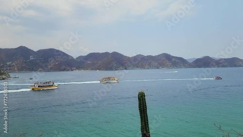 Amazing view in taganga, Colombia  photo