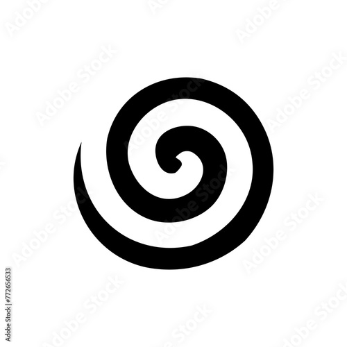spiral vector icon. spiral sign vector flat trendy style illustration on white background..eps