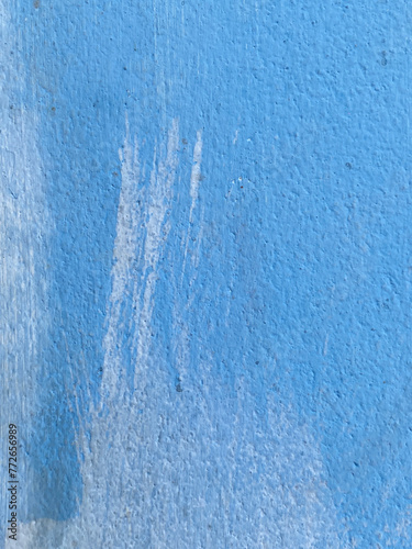 blue painted wall texture background © mansum008