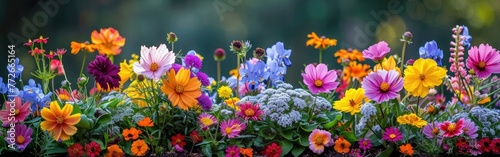 Flower Overload: A Stunning Array of Blooms in Full Bloom