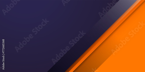 Simple shape background with orange and purple colour