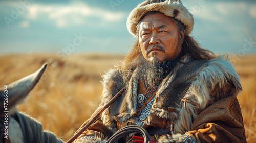 16:9 photo of Kublai Khan was the founder and first emperor of the Mongol-led Yuan dynasty of China, and he was good friends with Marco Polo.