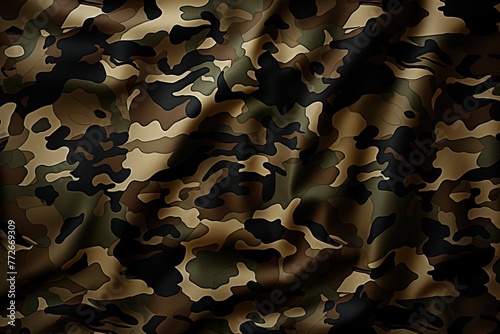 A camouflage pattern for military or outdoor themes