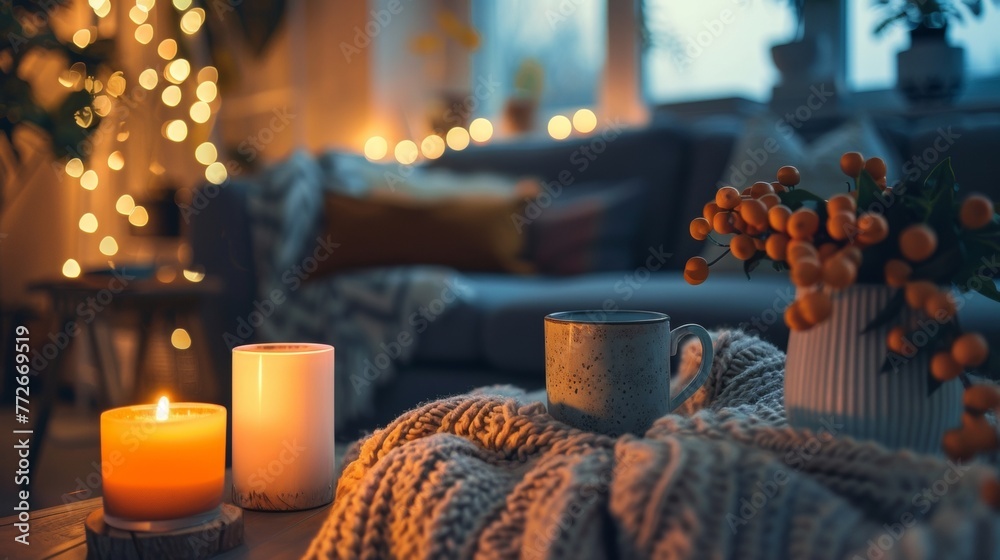 Blank mockup of a simple housewarming card featuring a cozy home and a warm welcome. Blank mockup of a simple housewarming card featuring a cozy home and a warm welcome.