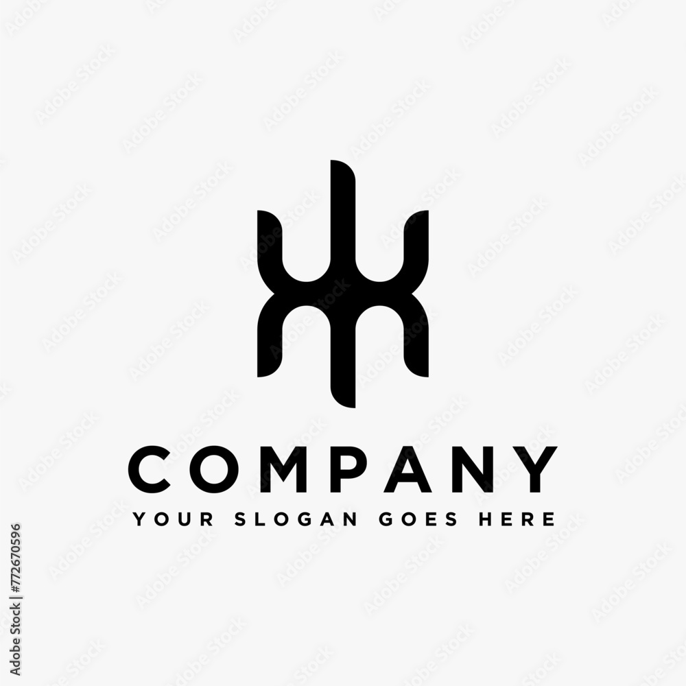 Obraz premium Letter wm logo, letter mw logo icon vector template on white background