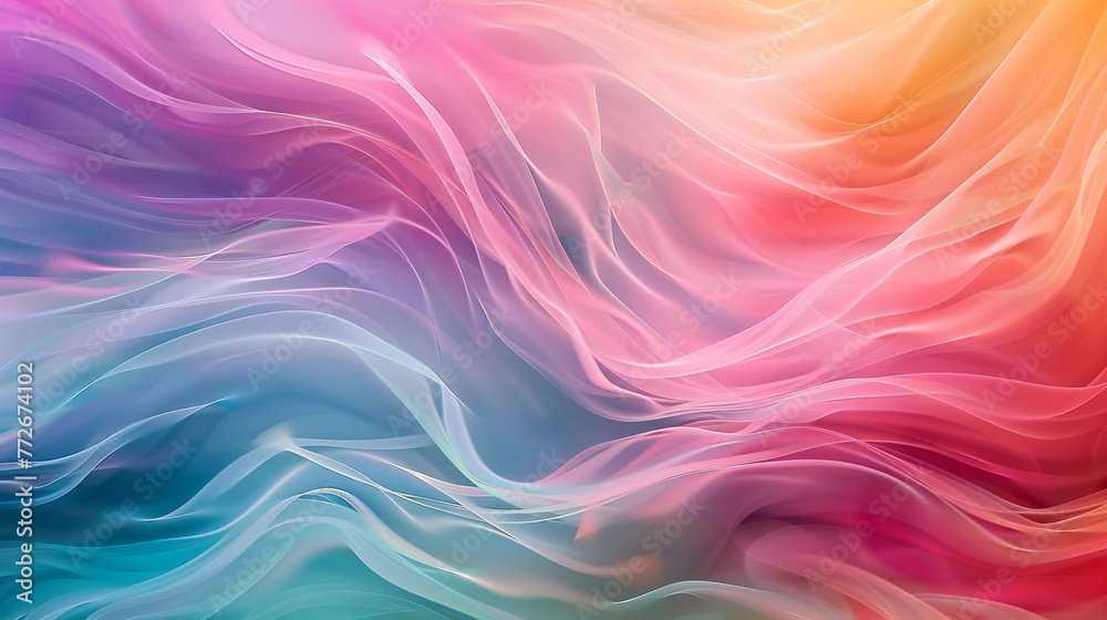 Obraz premium Soft, organic flow of colors blending seamlessly together ,abstract, background