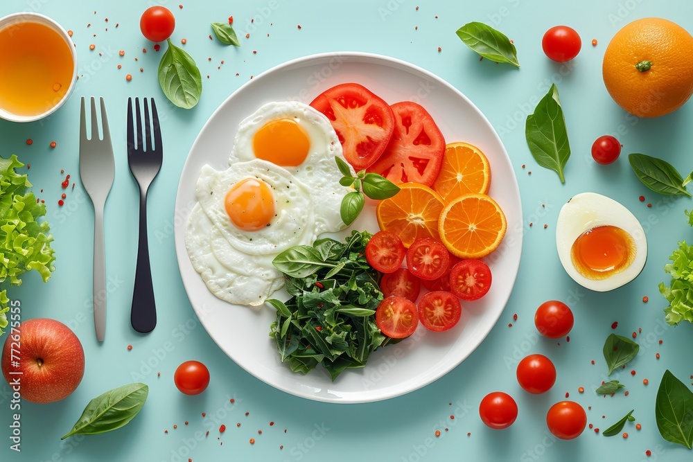 Design a series of abstract shapes that represent the components of a nutritious meal Design a series of abstract shapes that represent the components of a nutritious meal