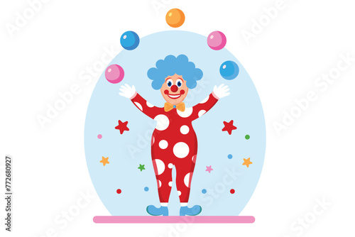 April Fools Flat Design Illustration