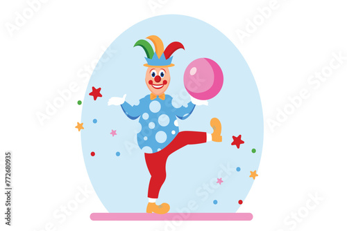 April Fools Flat Design Illustration