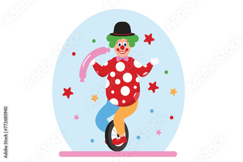 April Fools Flat Design Illustration